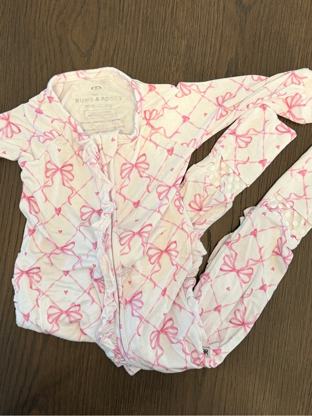 Bums and Roses Convertible Ruffle Romper - Picture 5 of 5
